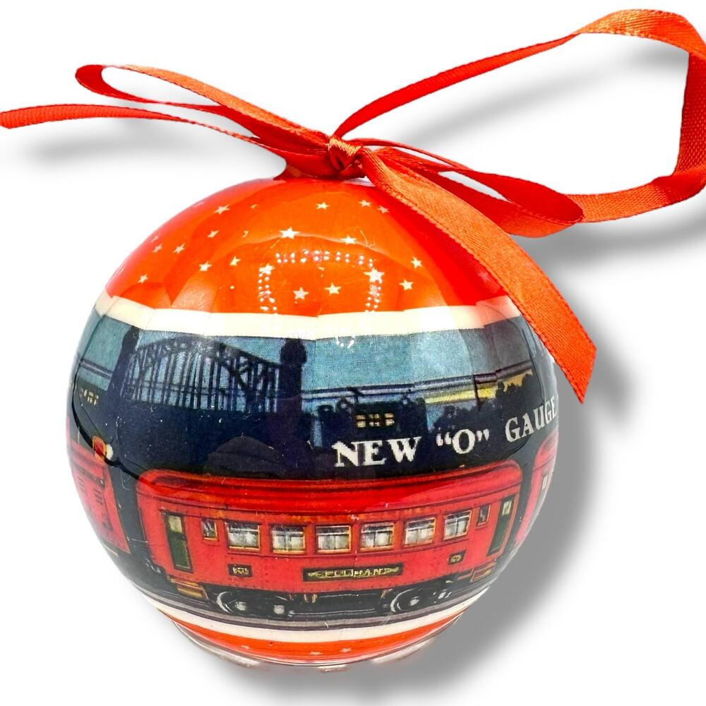 X1 Lionel Trains 3" Christmas Ornament O Gauge holiday bauble RED